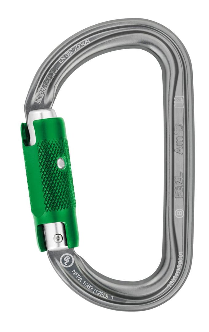 # Petzl Am’D Pin-Lock 27 KN Karabiner – Pack van 10 (met 2 ontgrendelpinnen)