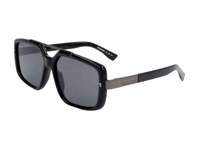 Dsquared2 D2 0120/S Rechthoekig Acetaat Heren Zonnebril