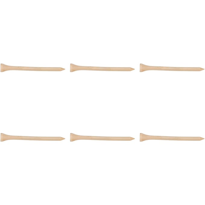50 stuks Golf Tees Professioneel Sterk Vervangend Houten Golf Tees voor Golf Accessoires 83mm 3.27in white
