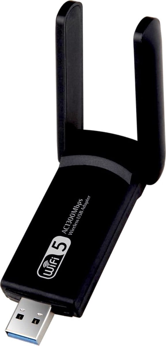 ThunderGold WiFi Adapter USB - USB WiFi Adapter - 1300 Mbps - WiFi Dongle - WiFi Antenne - WiFi ontvanger - WiFi USB adapter