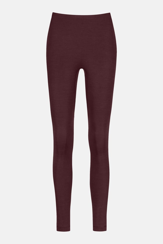Lange broek Serie Wool&Silk Hot Maroon