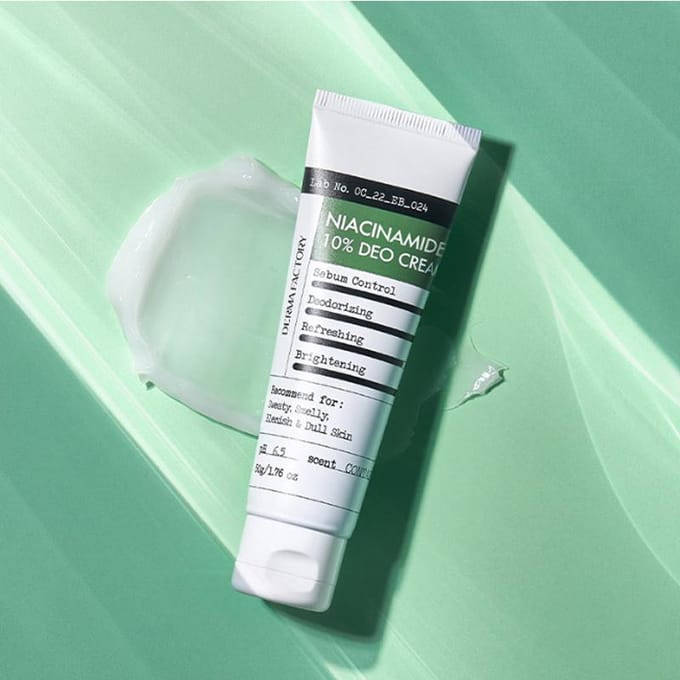[DERMA FACTORY] Niacinamide 10% Deo Crème 50g white
