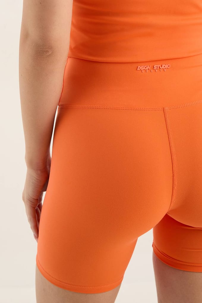 Dames Dsgn Studio Sculpt Fietsbroek | Orange | Maat: Small