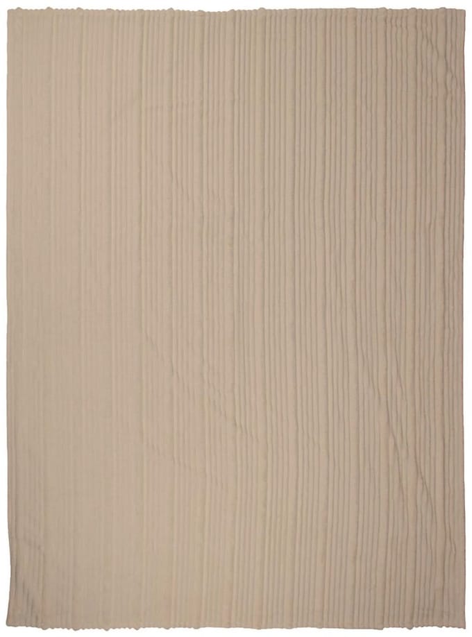 Plaid Strepen Beige 140x200cm