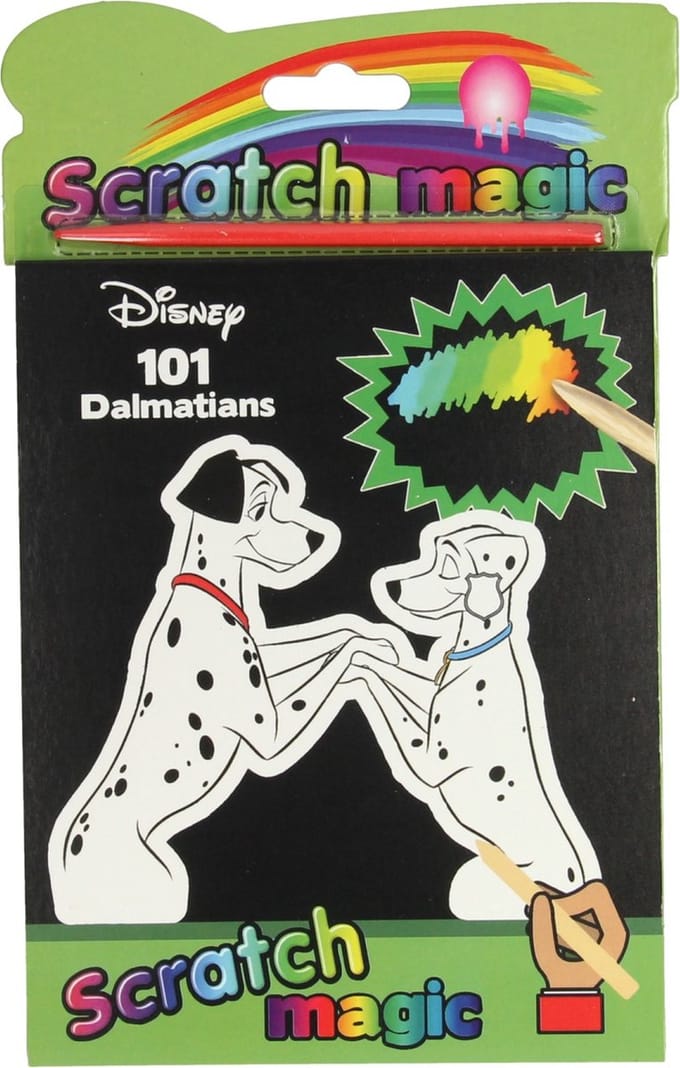 Boek Specials Nederland BV Walt Disney Magic Scratch Block - 101 Dalmatians