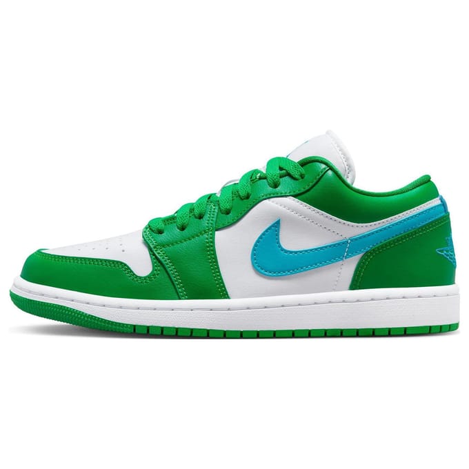 Air Jordan 1 Low Lucky Green Dames Sneakers Aquatone Wit DC0774-304 40