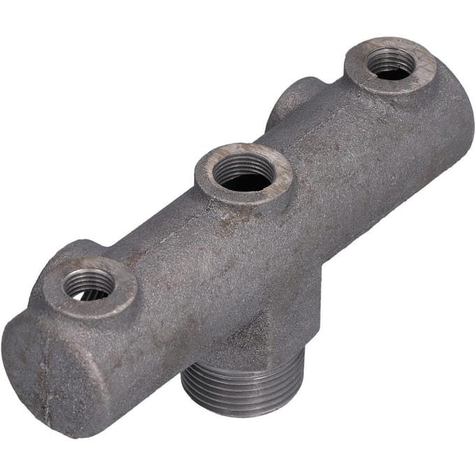 Support d'interrupteur de compresseur d'air Support de connecteur de valve à 6 voies Filetage mâle Accessoires de pompe à air