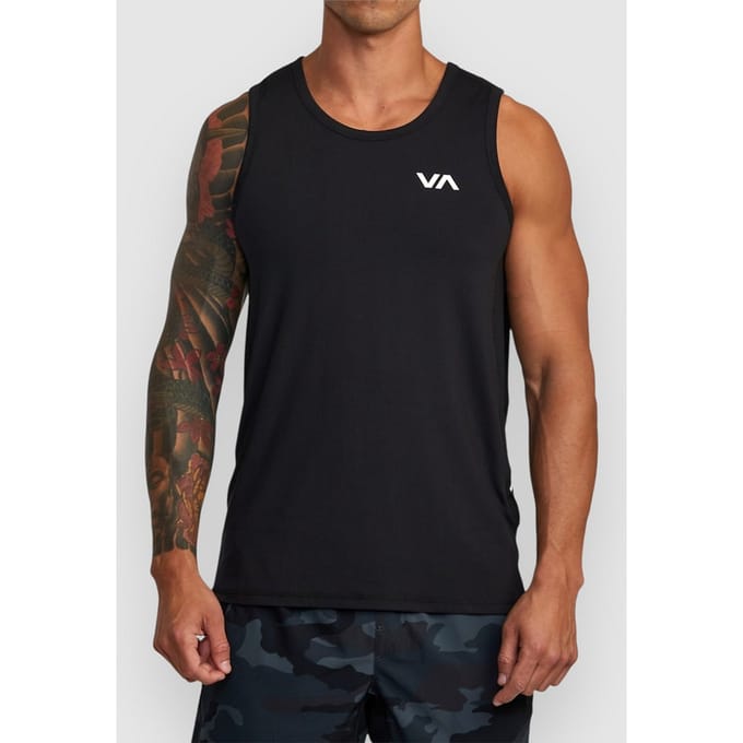 RVCA Sport Vent Tanktop zwart