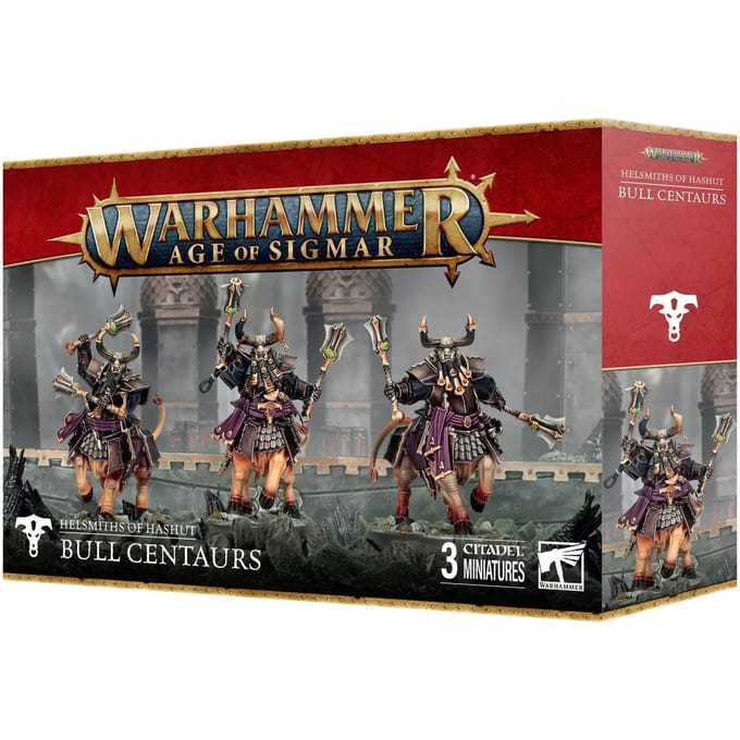 Beeldje Games Workshop Warhammer AoS - Forgeruines de Hashut Centaures-Taureaux