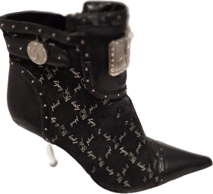 BABYPHAT-LUXE - ENKELLAARSJE-LIMOUX-SUEDE-SIZE 40