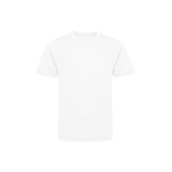 Just Cool Kids´ Recycled Cool T JC201K - ARCTIC WHITE - 7/8 (M)