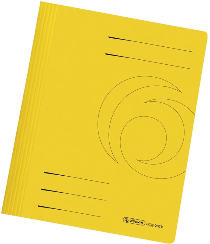 11034303 - Manila folder - A4 - Cardboard - Yellow - 1 pc(s)