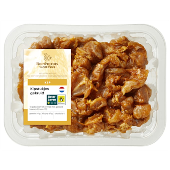 Kipstukjes gekruid