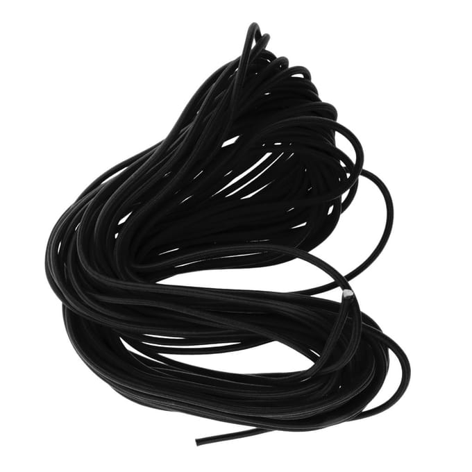 6 mm elastisch bungee-touw schokkoord vastbinden imperiaal UV-stabiel 50 m 2m