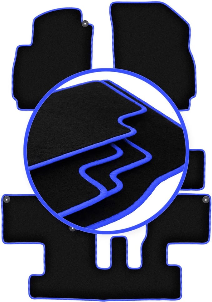 CARLUX-BLUE automatten voor: Chevrolet Orlando I minivan (2010-2018)