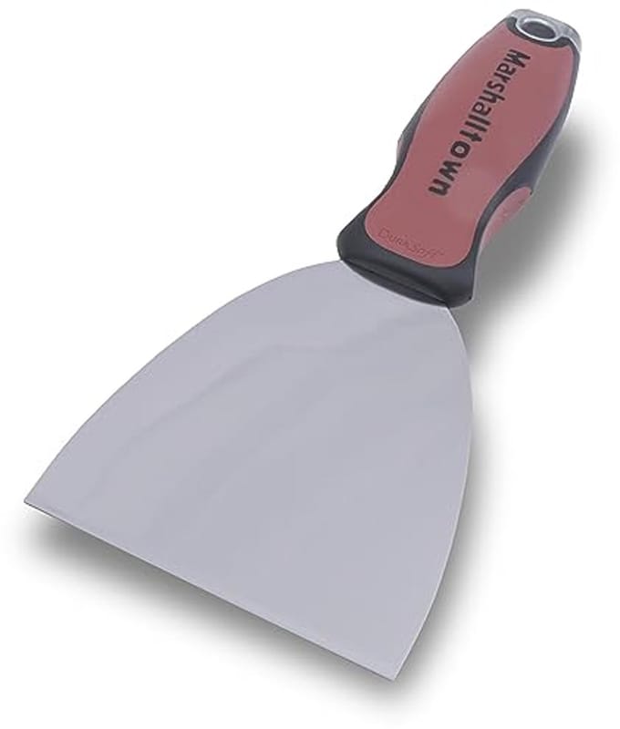 Flexibele Voegspatel en Brede Kopschraper voor Gipsplaten - Ergonomische Durasoft Handvat - Spatelbreedte 102 mm