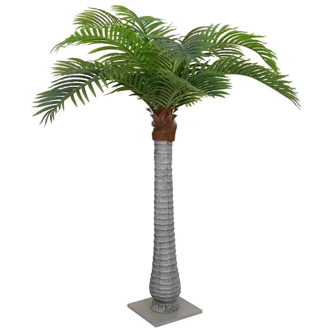 vidaXL - Kunstpalmboom - 15 - blaadjes - 200 - cm - groen