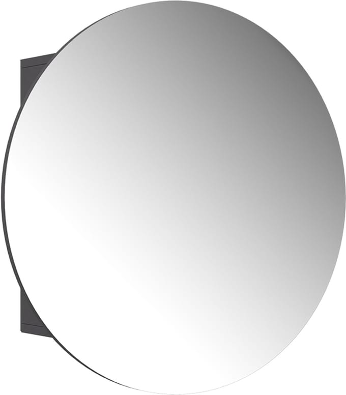 Vicco Loki Badkamerspiegelkast – 70 x 70 cm met 2 compartimenten Antraciet