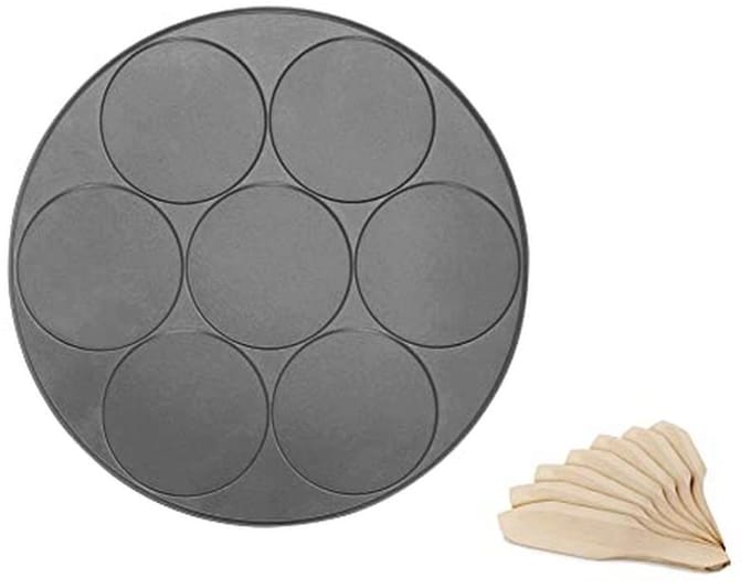 Mini-pannenkoekenplaat voor 7 stuks - Perfect voor elke gelegenheid