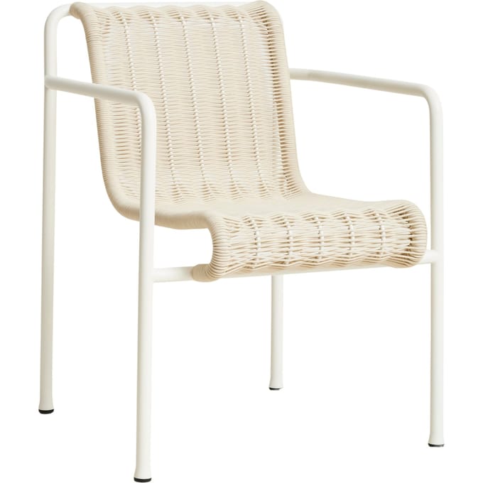 HAY Palissade Cord Dining Chair - cream white