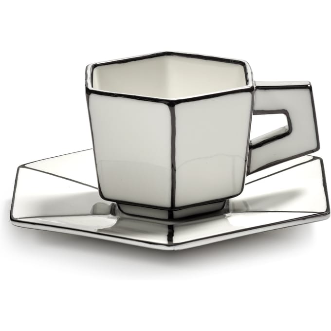 Serax Carte Blanche By A.Philips Espresso Kop En Schotel Set Van 2