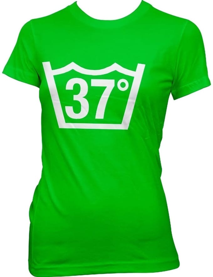 Hybris 37 Celcius Girly Tee dames-T-shirt groen