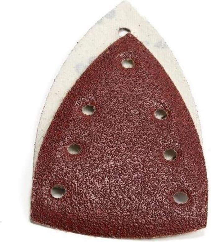Multi Schuurschijf - Met klittenbandbevestiging - Korrel 40 - 100x147mm - 6 Stuks