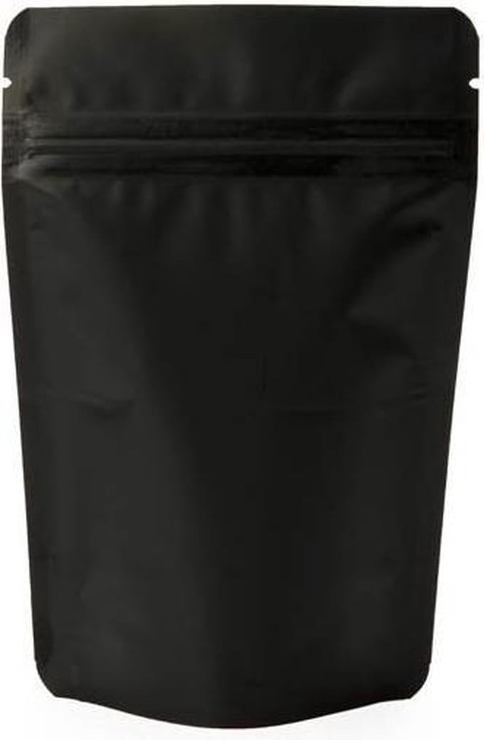 Stazakken Mat Zwart 10x6x15cm | 57 gram (100 stuks)
