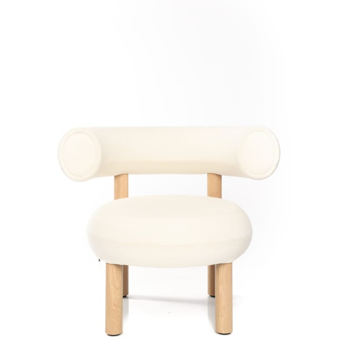Tom Dixon Fat loungestoel Hout - natuur - TomDixonHallingdal65_100