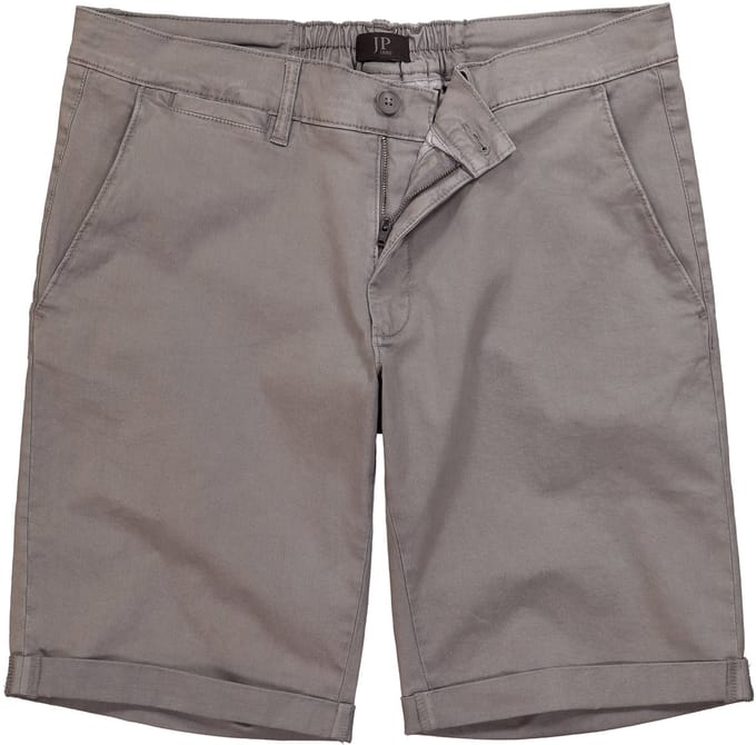 JP 1880 - Heren - Chino-bermuda Buik-Fit Regular Fit - Grijs - Maat 72
