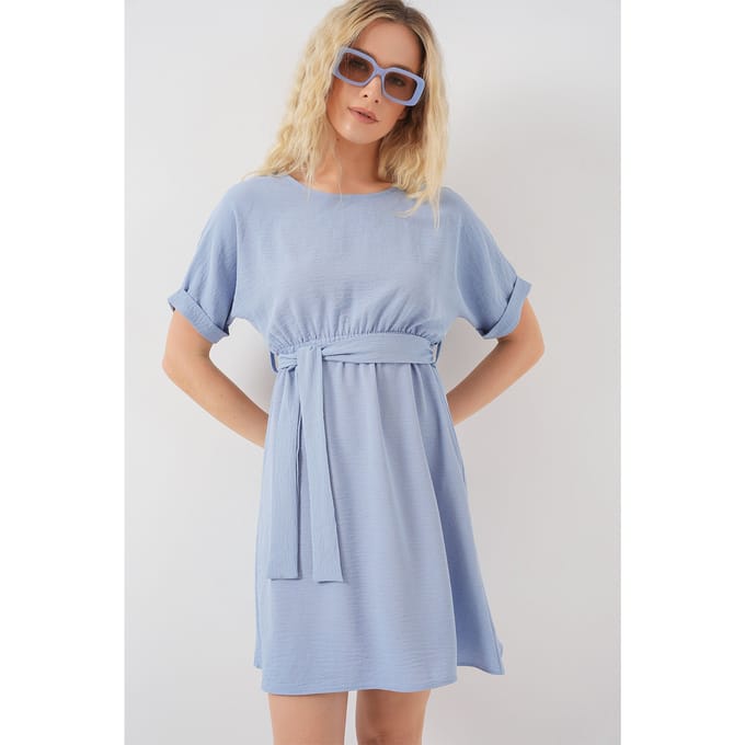 Mini Jurk met Strik