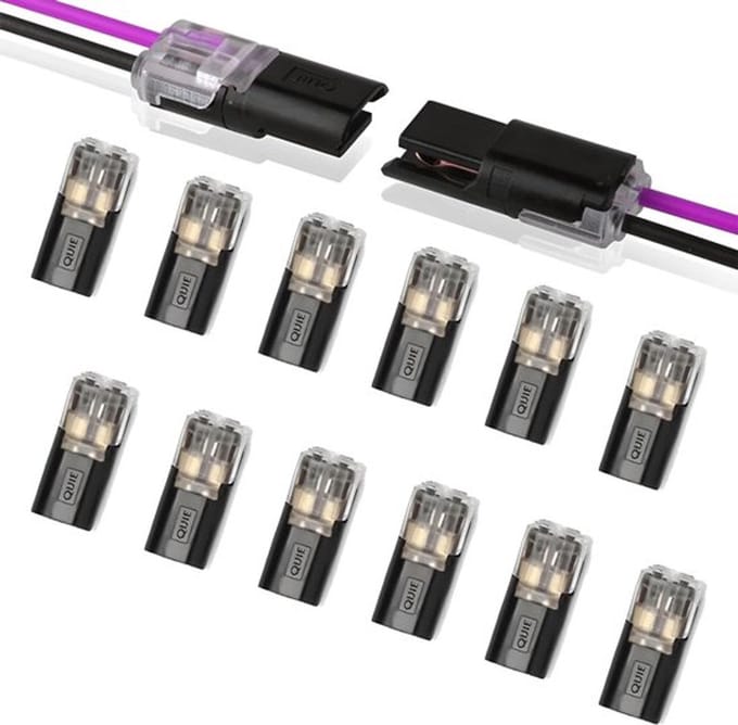 Dailygoody - 2-pole Connectors - Snelle aansluitingen - Zwart