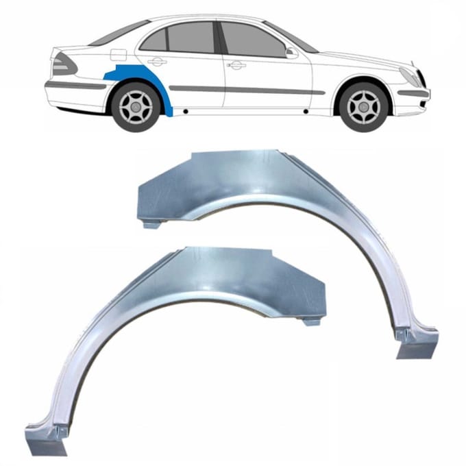 Reparatiepaneel achterspatbord voor Mercedes E-Class W211 2002-2009