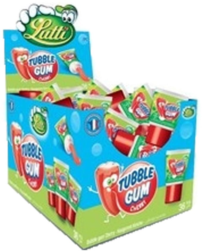 Lutti - Tubble Gum Kers - 36 stuks