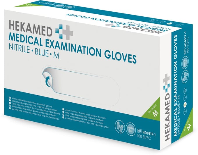Hekamed Soft Nitrile Handschoenen - Medium - 100 stuks