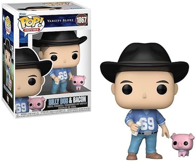 Beeldje Funko Varsity Blues POP & Buddy! Billy W/Bacon