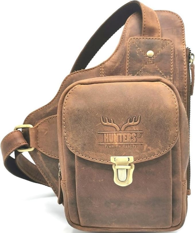 Hunters Leren Holster tas crossbody