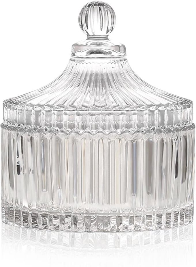 Dailygoody - Sieradenopberger - Glazen Jars Met Deksel - Aesthetic