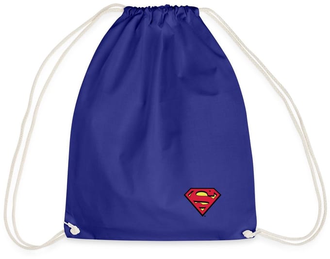 Superman S-Shield logo small Gymtas