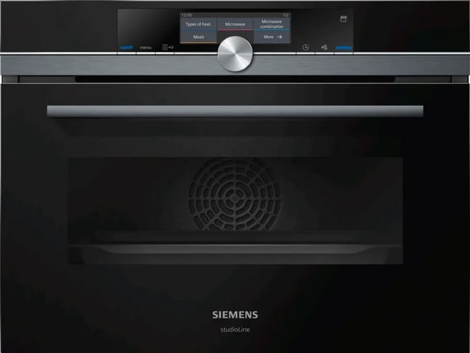 SIEMENS compacte oven met magnetron en added steam - CN838GRB6