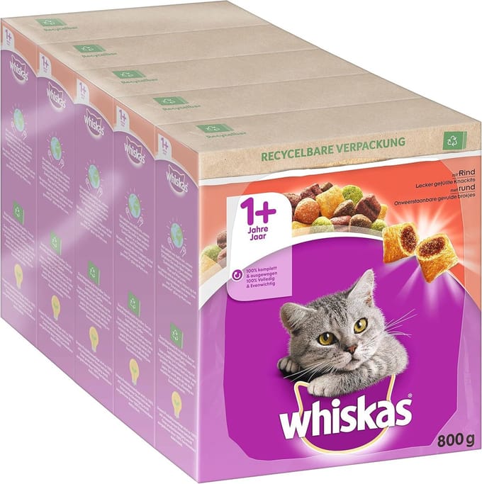 Rundvlees Kattenbrokken - 5 x 800g