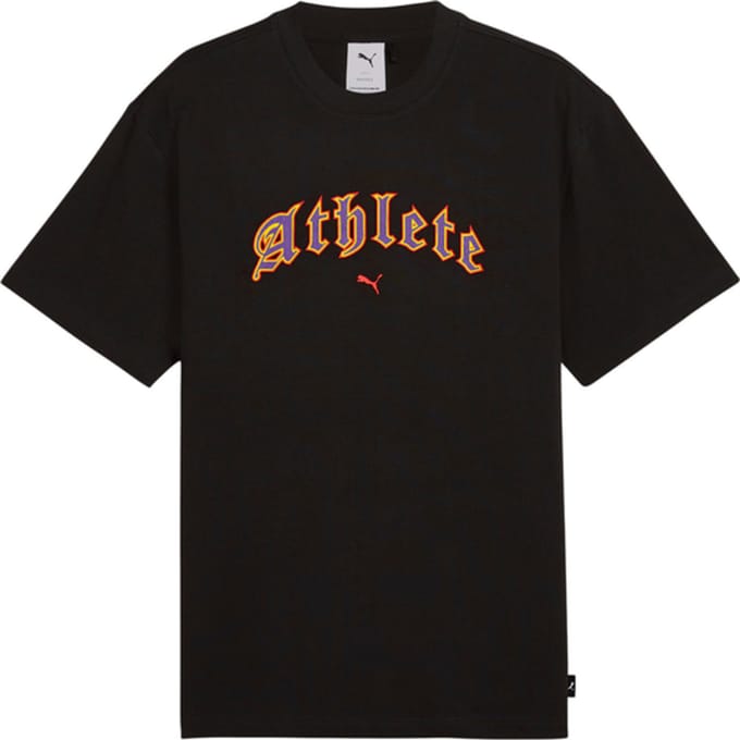 Puma Graphics Athlete T-shirt Zwart K01