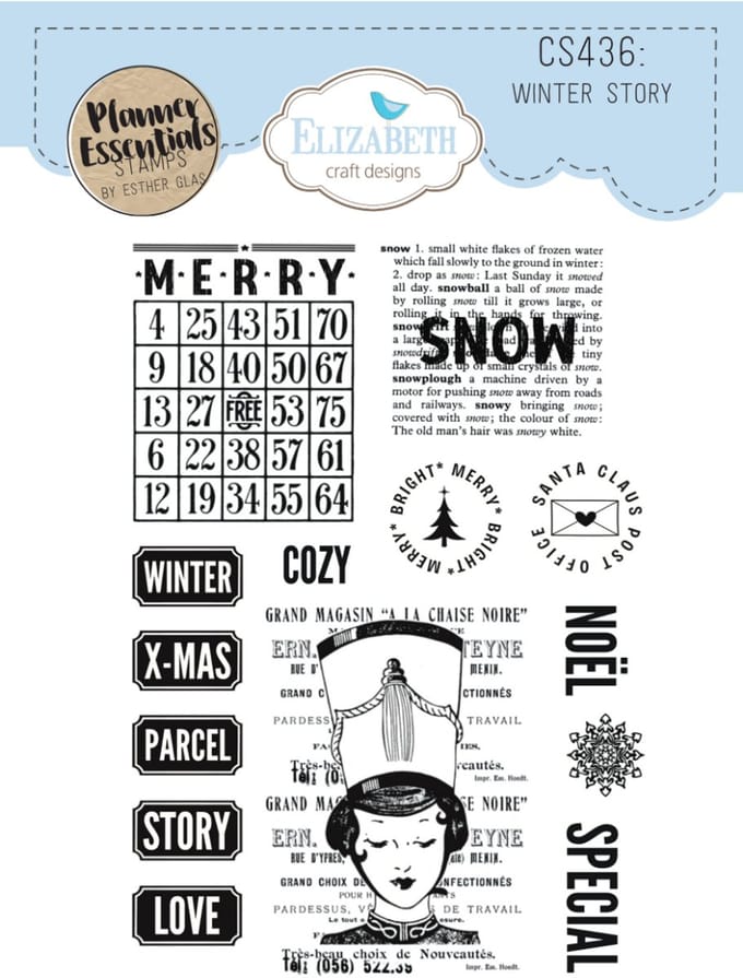 ECD Clear stamps A5 - Winter story