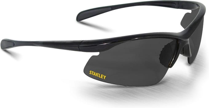 Stanley half montuur veiligheidsbril SY150 (smoke)