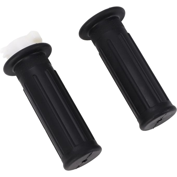 1 Paar Draaigashendel Grip Rubber Buis Draaigas Accelerator Handvat Grips voor PW50 PY50 PEEWEE black