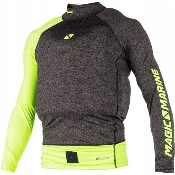 Y4703 Magic Marine Racing Sur-haut Manches Longues T-shirt UV 50+ M
