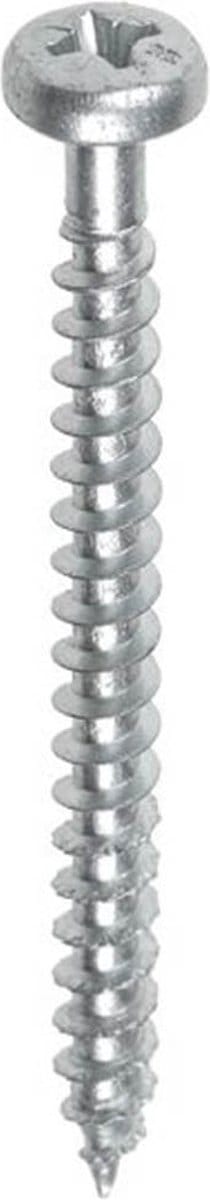 HECO FIX-Plus spaanplaatschroef 3,5x25mm - cilinderkop - verzinkt - voldraad - PZD 2 - 06393 (Per 200 stuks)