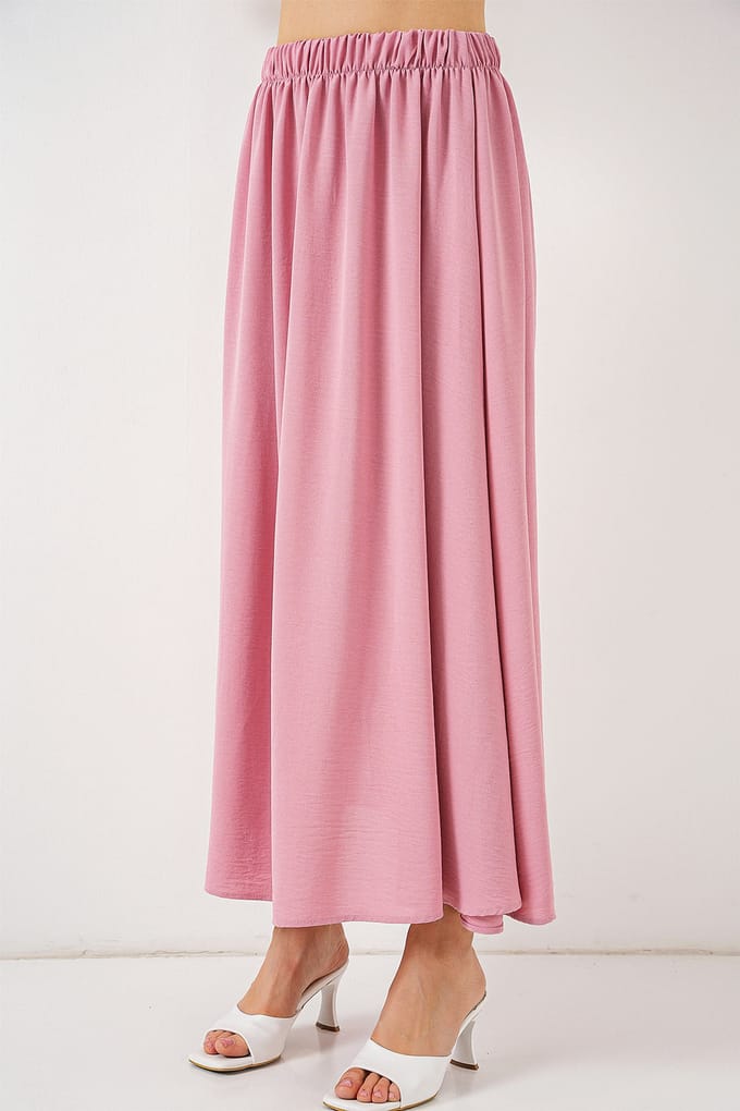 Maxi Rok met Elastische Taille