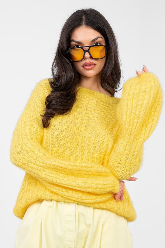 Luna Soft Knit - Geel / One Size