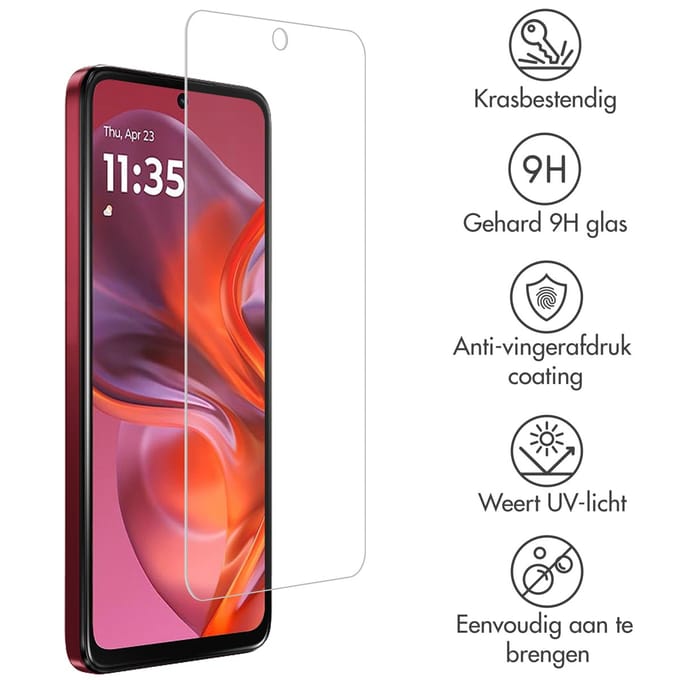Accezz Screen Protector - Geschikt voor Motorola Moto G05 / Motorola Moto E15 - Gehard Glas Screenprotector